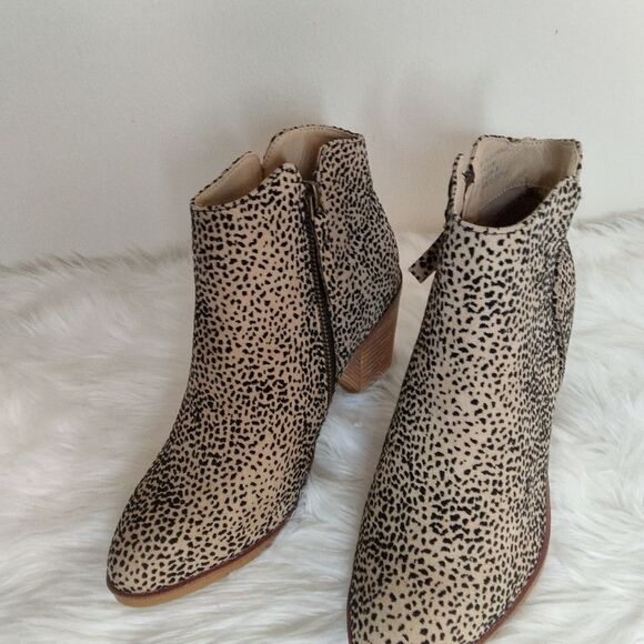 New Mia Eric Tracer cheetah boots cream/black size 6 - Picture 13 of 16